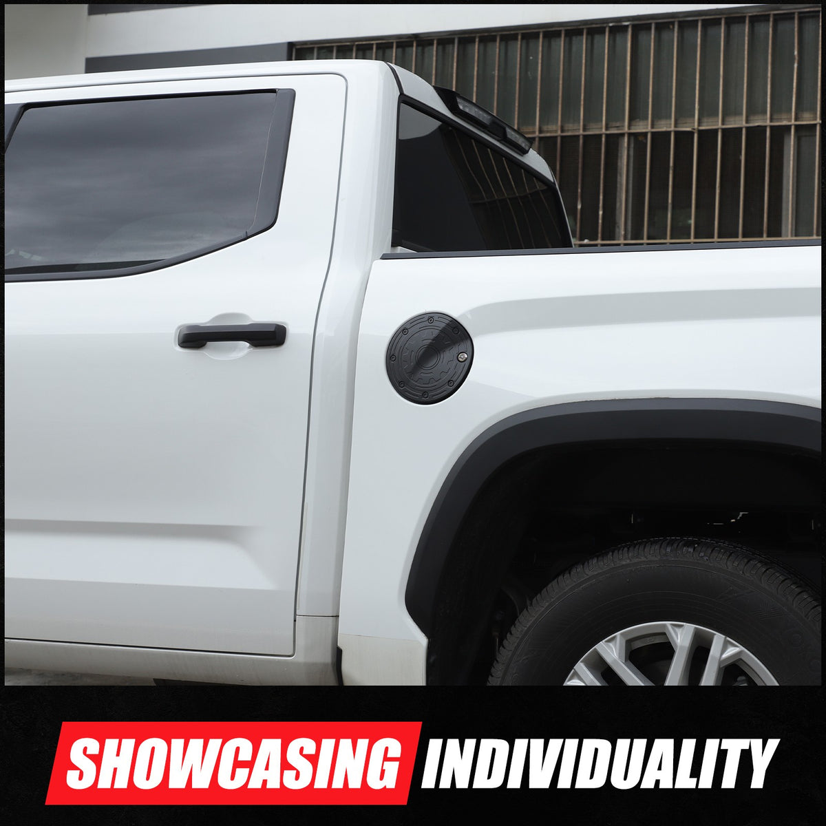 Aluminum Alloy Fuel Tank Anti-Theft Lock Cover Gas Cap For Toyota Tundra 22+ US 2