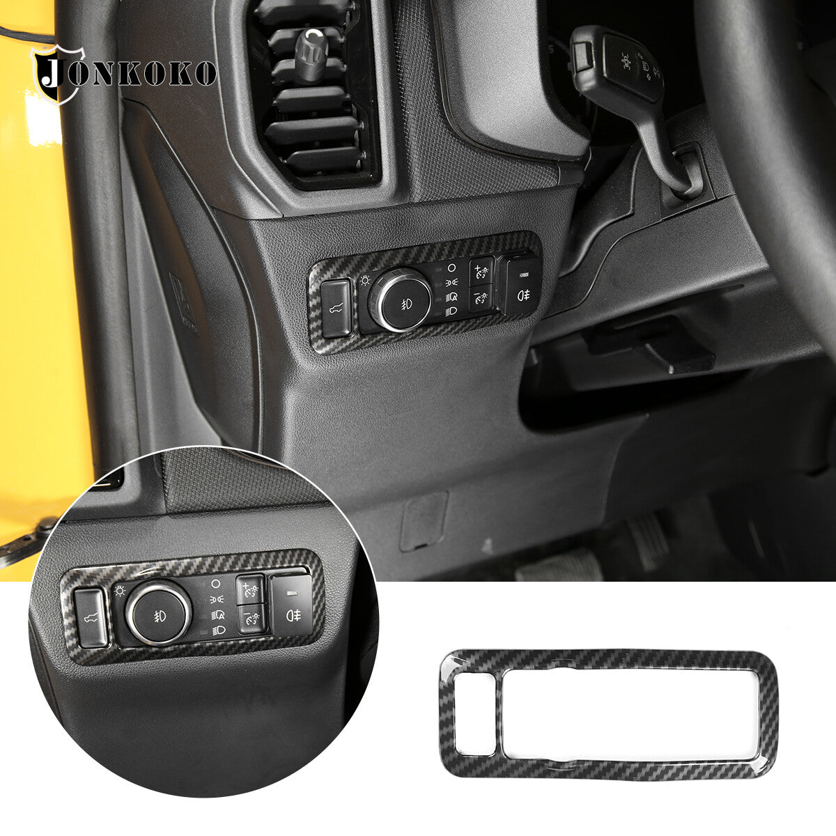 Carbon fiber ABS Full Set Interior Decoration Cover Trim For Ford Maverick 2022 10