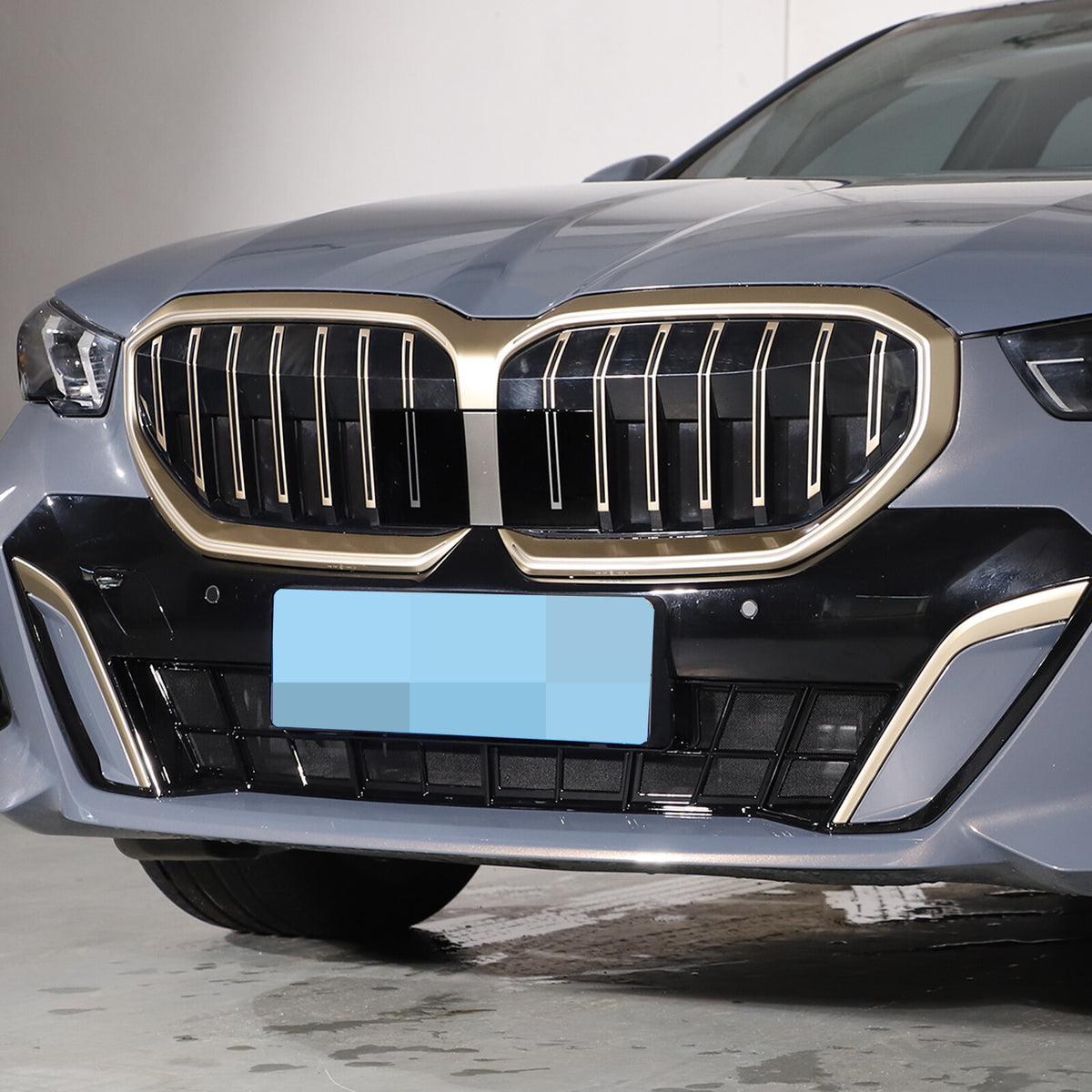 ABS Front grille air intake Protective Trim M-Sport For BMW 5 Series G60 i5 24+ 9