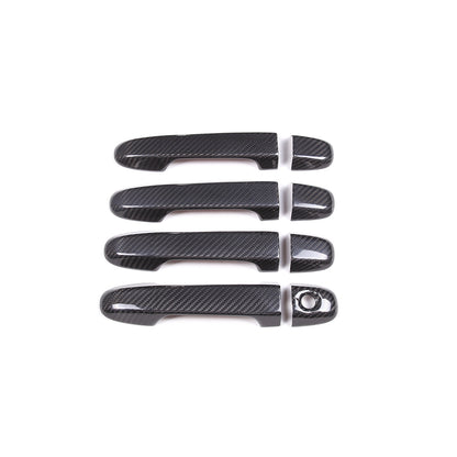 Real Carbon Fiber Exterior Door Handle Cover Trim For Subaru Forester XV 2019-22 2