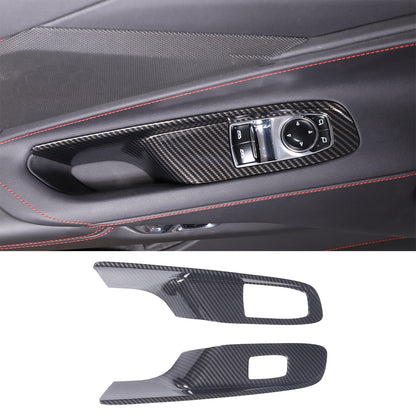 Carbon Fiber ABS Interior Full Decor Cover Trim Kit For Corvette C8 2020-2025 - Styles 1-5 8