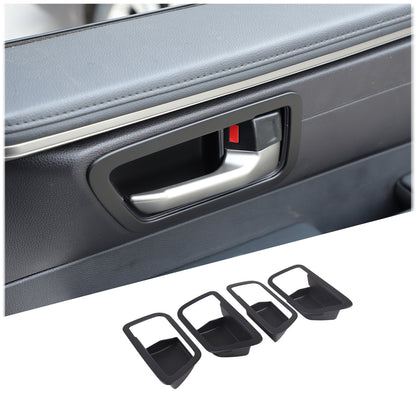 Matte Black ABS Interior Decoration Cover Trim Kit For Toyota Tundra 2022-26 US - Variants 21-25 15
