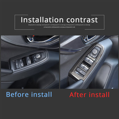 Carbon Fiber ABS Interior Full Cover Trim Kit Set For Subaru WRX AT 2022-2025 - Styles 1-5 44