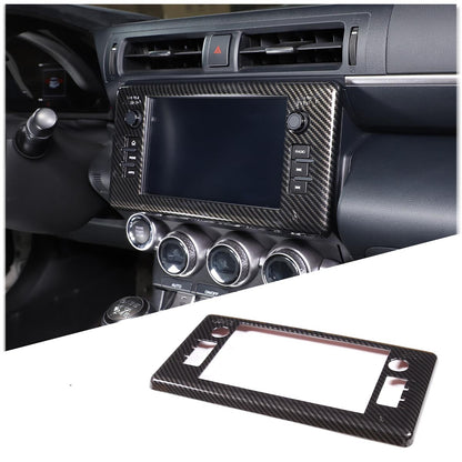 17Pcs ABS Carbon Fiber Interior Center Consol Trim Set For GR86 / BRZ 2022-2025 8
