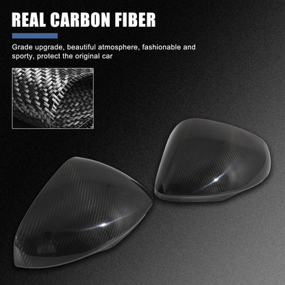 Real Carbon Fiber Outer Exterior Rearview Mirror Covers For Alfa Romeo Tonale 3