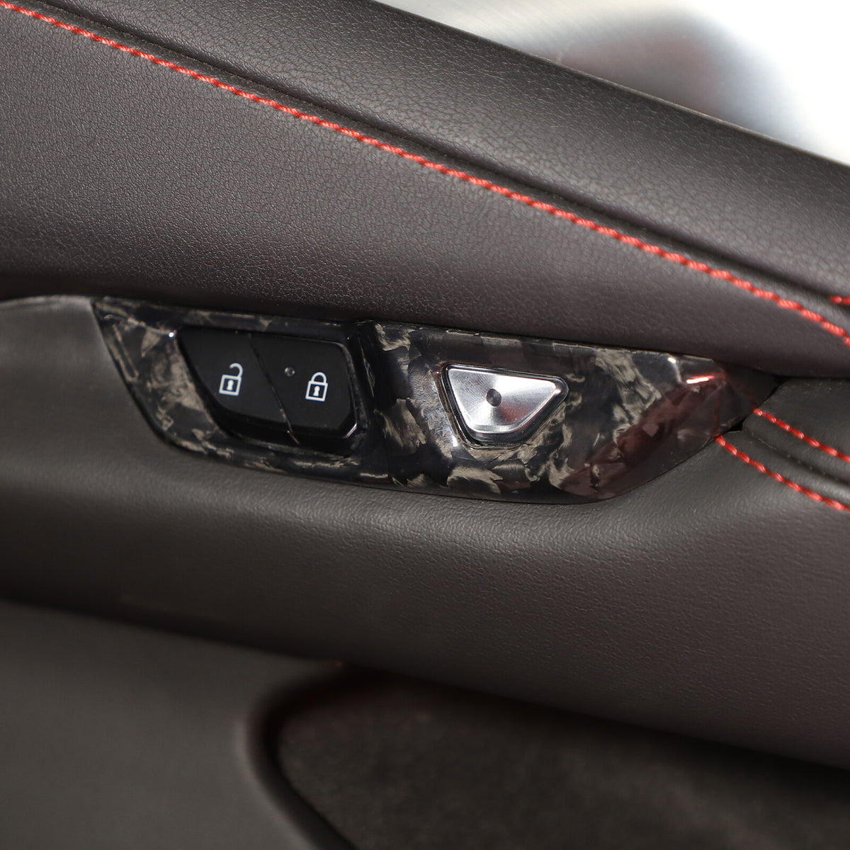 Forged Real Carbon Fiber Full Interior Set Cover Trim Kit For Corvette C8 20-25 - Variants 16-20 11