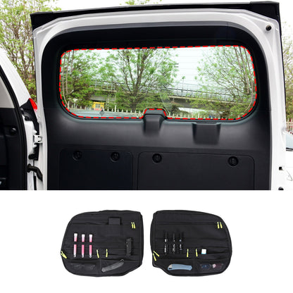 Tailgate Rear Door Cargo Trunk Storage Bag Organizer For Toyota Prado FJ150 2010 3