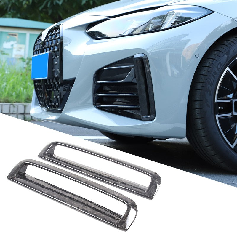 Forged Carbon Fiber Front Bumper Side Grill Trim For BMW 4 series 430i 440i 22+ 5