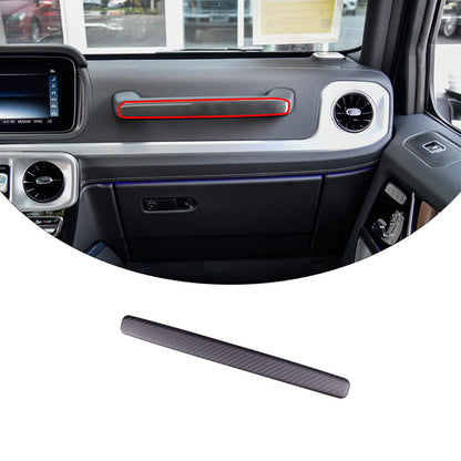 Matte Carbon Fiber Glove Box Handle Cover Trim For Benz G-Class W463 2019+ 3