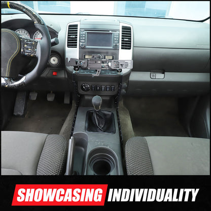 Off-Road Console Molle Panels Digital Device Mount For Nissan Frontier 2009-17 15