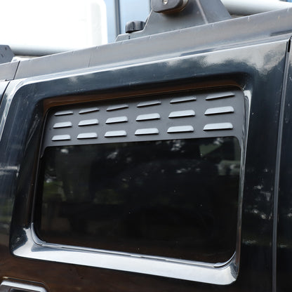 Black Alloy Wagon 2nd Row Door Window Air Vents Screens For Hummer H2 2003-09 US 7