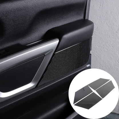Carbon Fiber Inner Door Trim Panel Sticker For Nissan Titan 2016-23 1