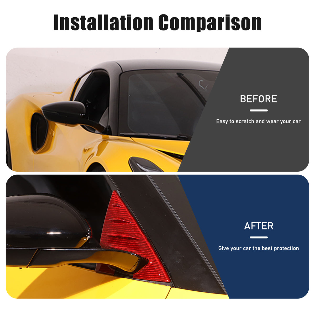 Red Real Carbon Fiber Interior Exterior Conosle Trim Cover For Lotus EMIRA 21-25 179
