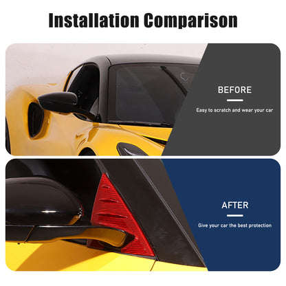 Red Real Carbon Fiber Interior Exterior Conosle Trim Cover For Lotus EMIRA 21-25 179