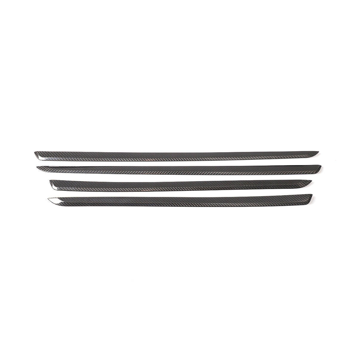 Real Carbon Fiber Inner Door Panel Strip Trim For BMW 3 4 Series GT 2013-2020 3