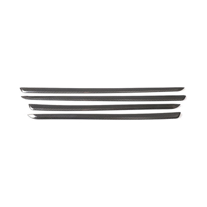 Real Carbon Fiber Inner Door Panel Strip Trim For BMW 3 4 Series GT 2013-2020 3