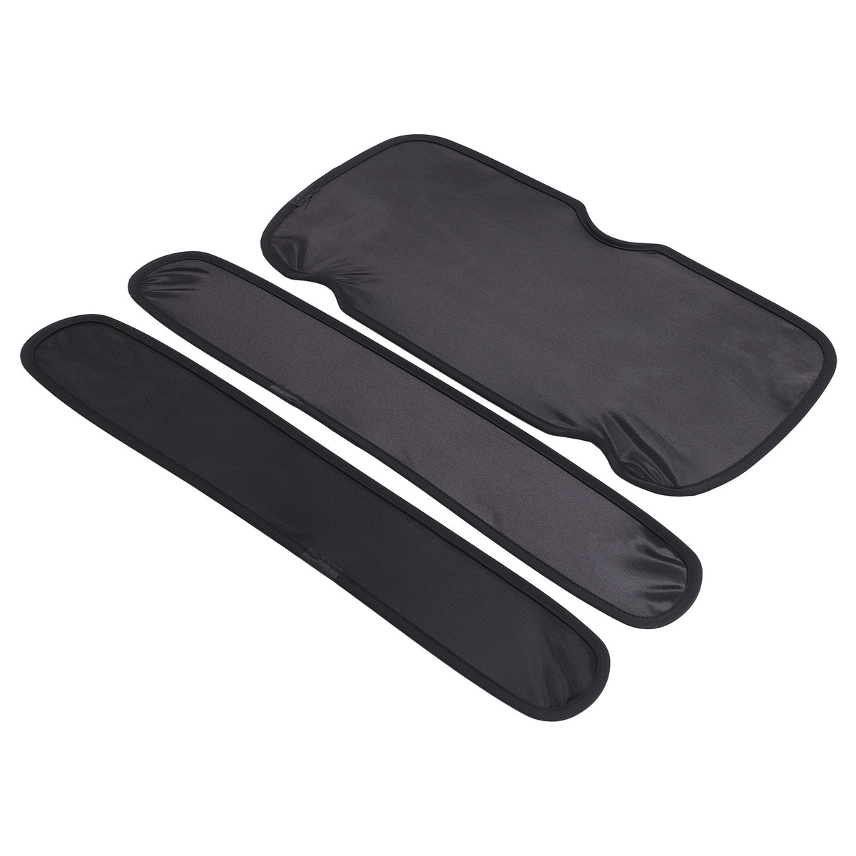 Black Memory Steel Sunroof Sunshade Cover For Land Rover Defender 2004-2018 17