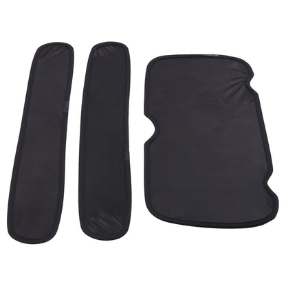 Black Memory Steel Sunroof Sunshade Cover For Land Rover Defender 2004-2018 16
