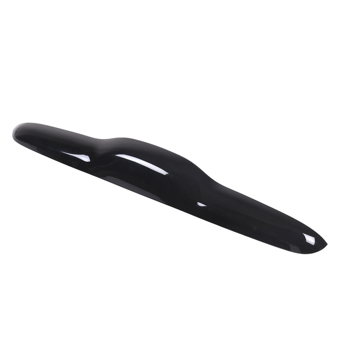 Glossy Black ABS Tailgate Trunk Handle Cover Trim For FIAT 500 2011-23 12