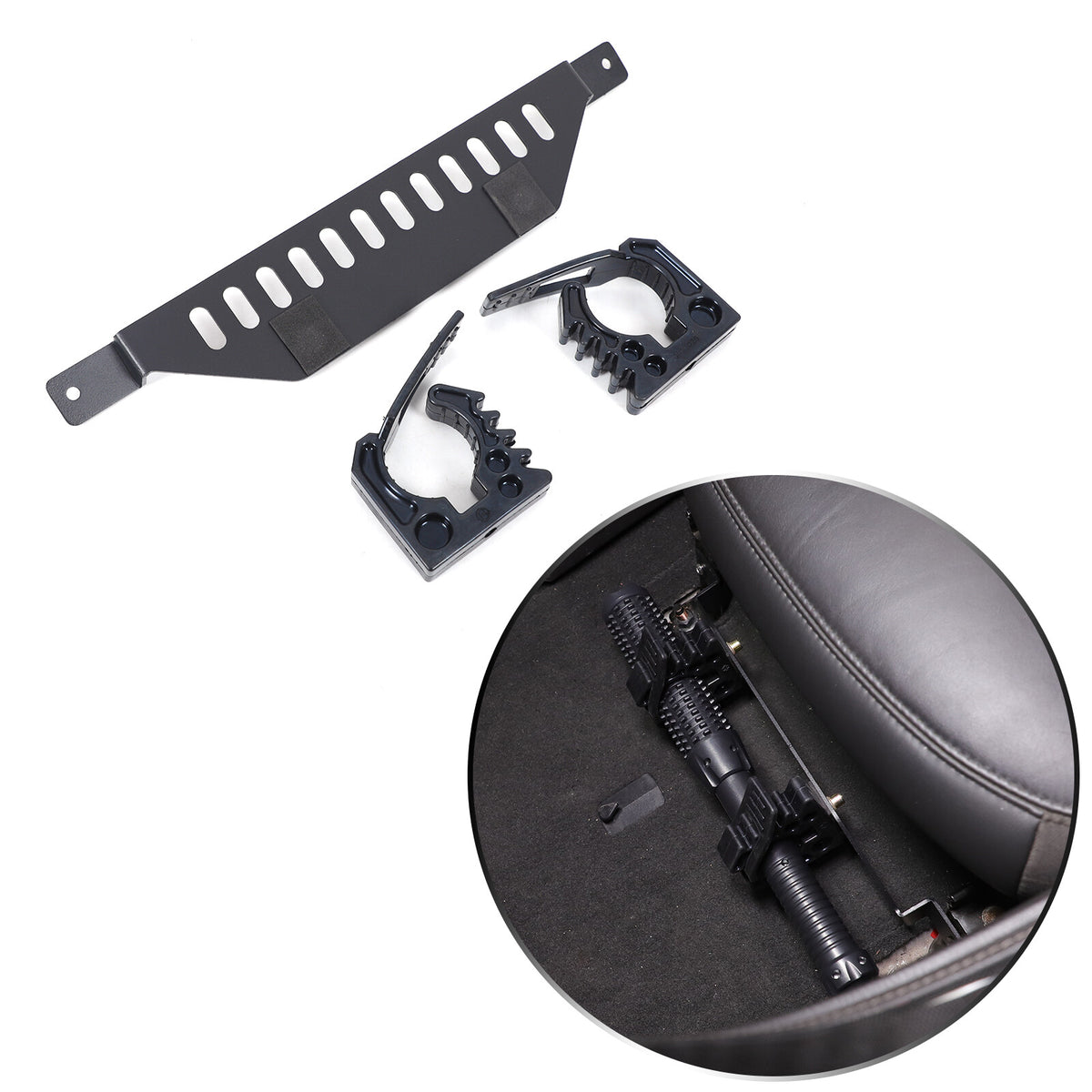 Passanger Side Under Seat Flashlight Holder Bracket Mount For Corvette C6 05-13 10