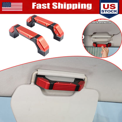 Replacement Mecha Black Red Alloy Roof Handle For Toyota FJ Cruiser 2007-21 US 1