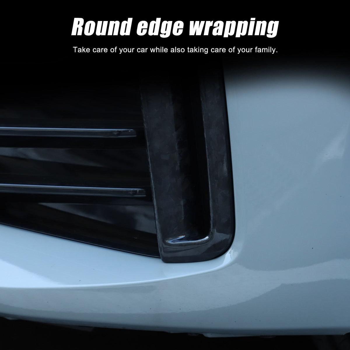 Forged Carbon Fiber Front Bumper Side Grill Trim For BMW 4 series 430i 440i 22+ 16