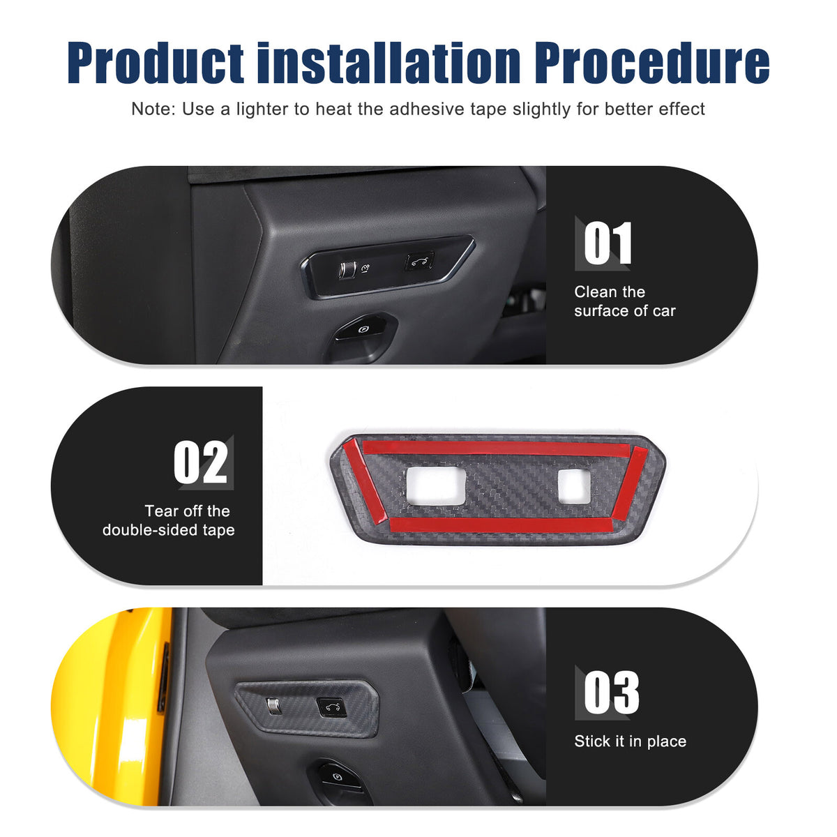 Matte Real Carbon Rear Door Tailgate Switch Cover Trim For Lotus EMIRA 2021-2025 19