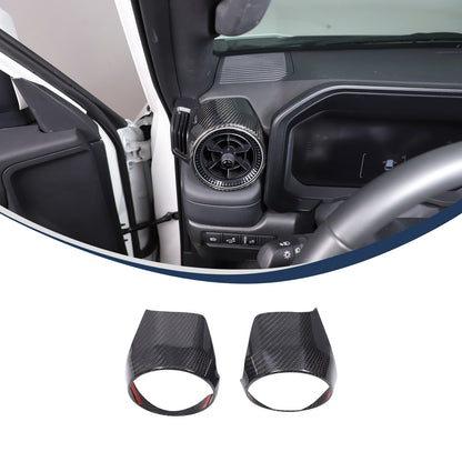 Real Carbon Fiber Side Air Outlet Trim for Toyota Land Cruiser Prado LC250 24+ 16