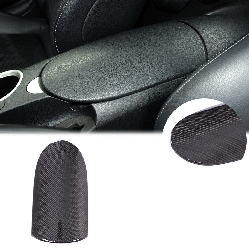 Real Carbon Fiber Center Console Armrest Box Cover For Nissan 370Z Z34 2009-2020 16