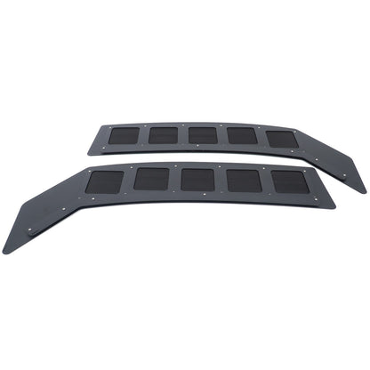 Aluminum Rear Door Window Louver Air Vent Panel Trim Cover For Lexus NX 2015+ 10
