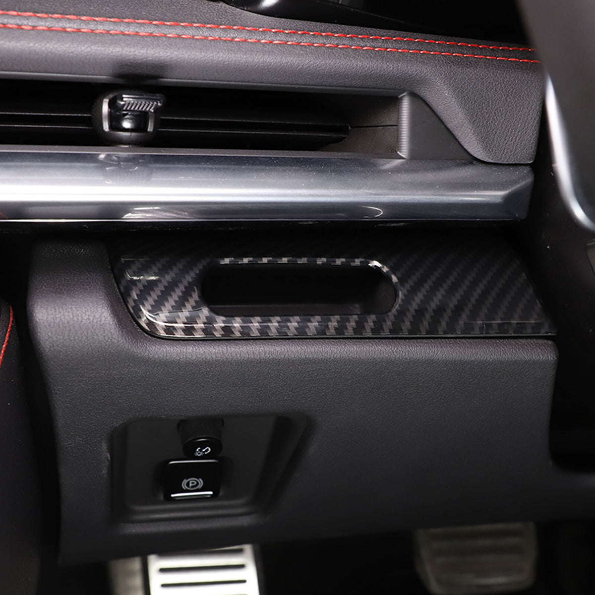 Carbon Fiber ABS Interior Full Decor Cover Trim Kit For Corvette C8 2020-2025 - Styles 31-35 64