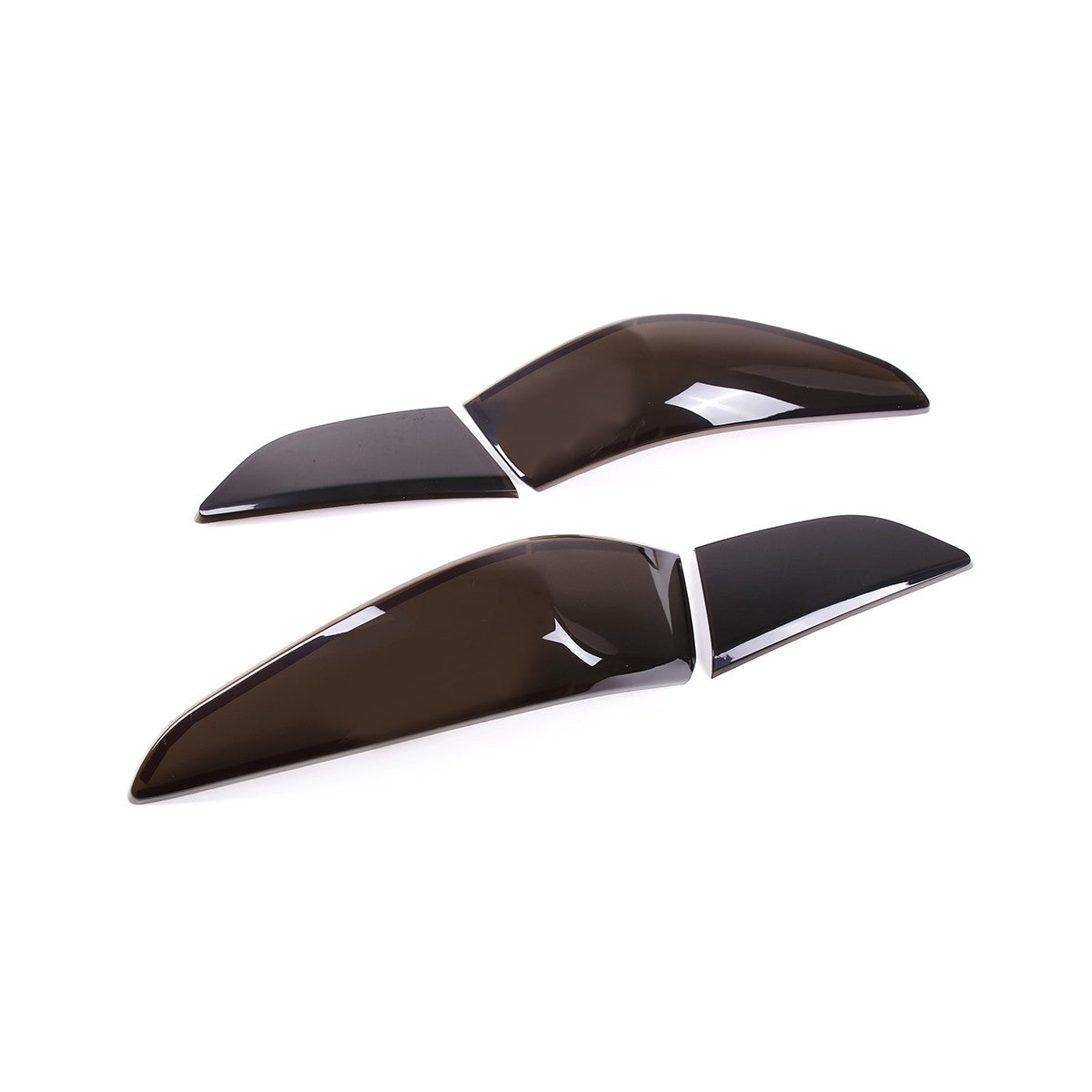 Smoked Black Tail Light Lamp Cover Guard Trim For Mazda 3 2020-21 8