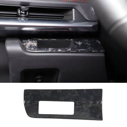Forged Carbon Fiber Steering Wheel Card Slot Trim Cover For Corvette C8 2020-26 3