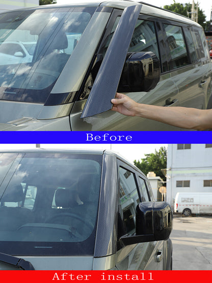 Windshield A Pillar Trim Exterior Molding Garnish For Land Rover Defender 20-22 3