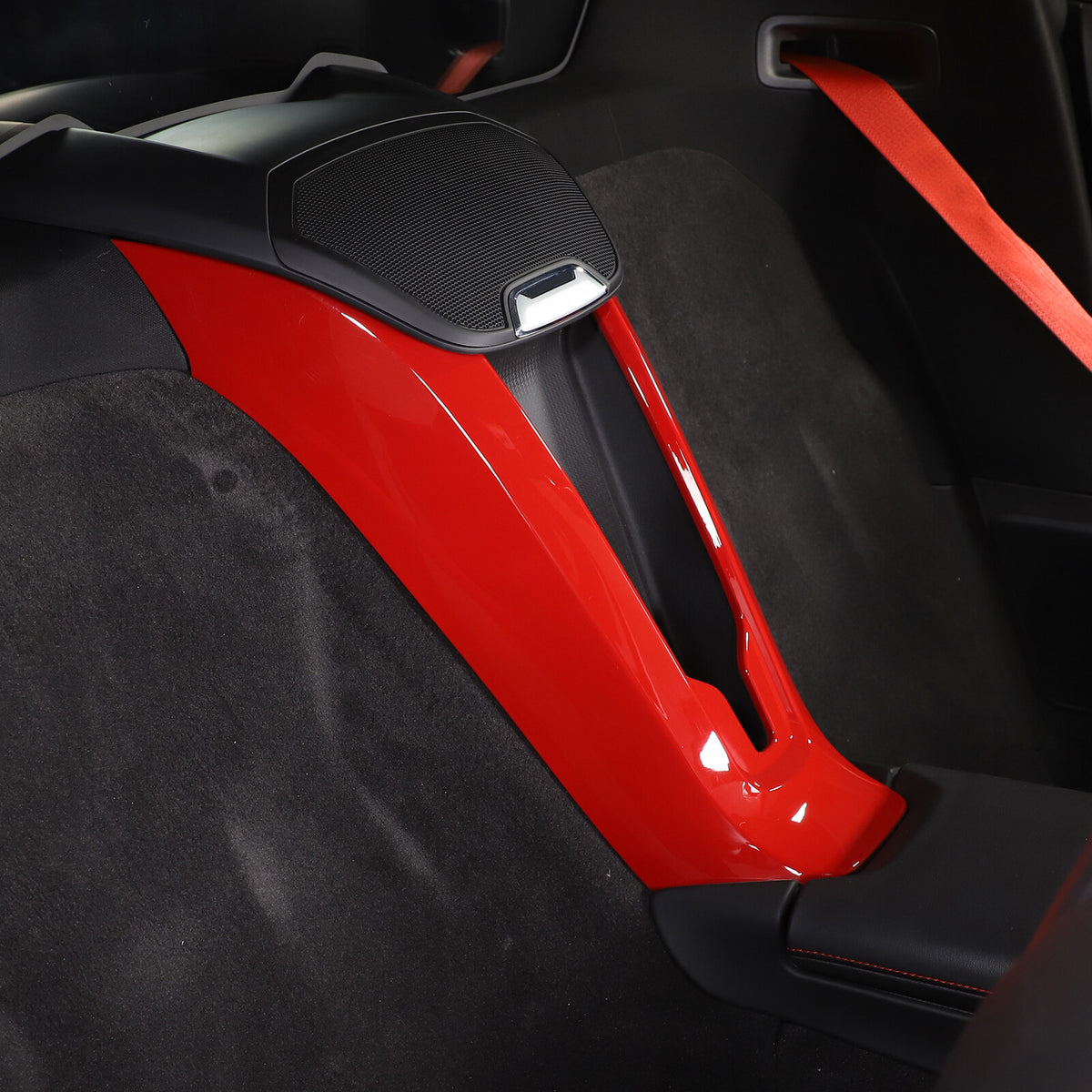 Red Full Interior Set Dash Panel Decor Cover Trim Kit For Corvette C8 2020-25 - Variants 11-15 56