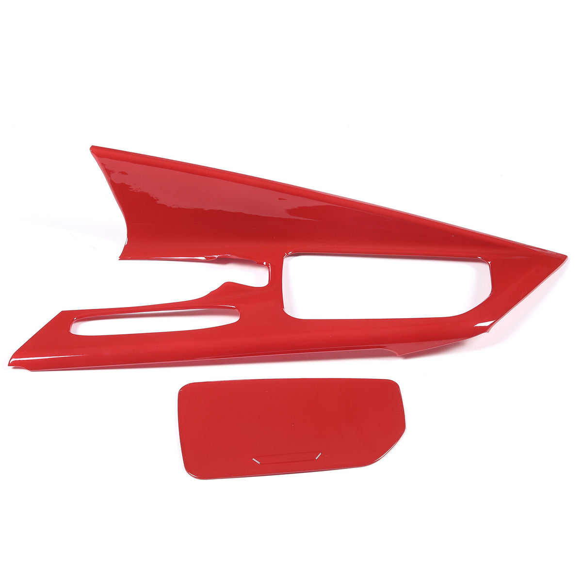ABS Red Center Console Gear Shift Panel Cover Trim For Corvette C8 2020-2025 US 7