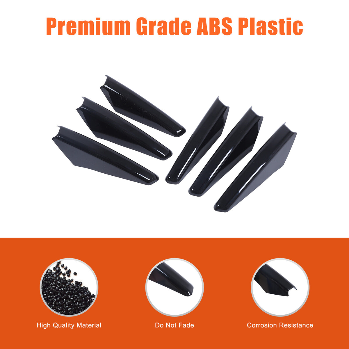 Carbon Front Fog Lamp Light Upper Strip Trim For LR Discovery Sport L550 24+ US 9