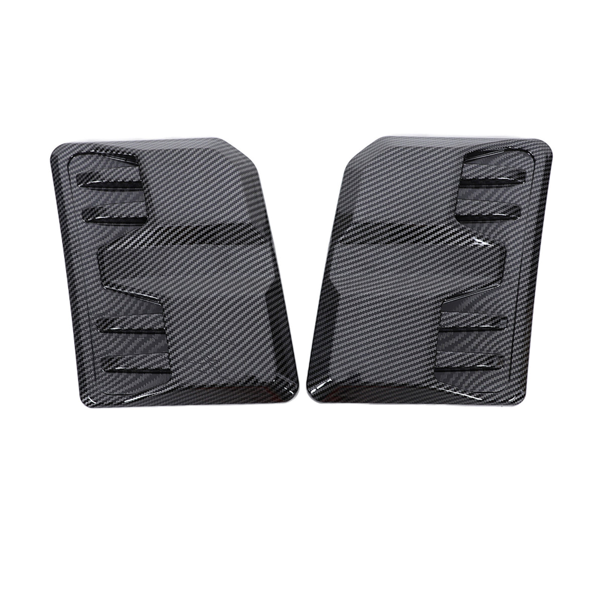 ABS Carbon Fiber Hood Engine Air Vent Cover Trim For Ford Ranger T9 2023-2024 12