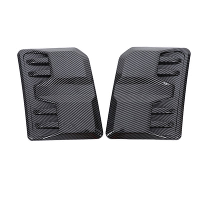 ABS Carbon Fiber Hood Engine Air Vent Cover Trim For Ford Ranger T9 2023-2024 12