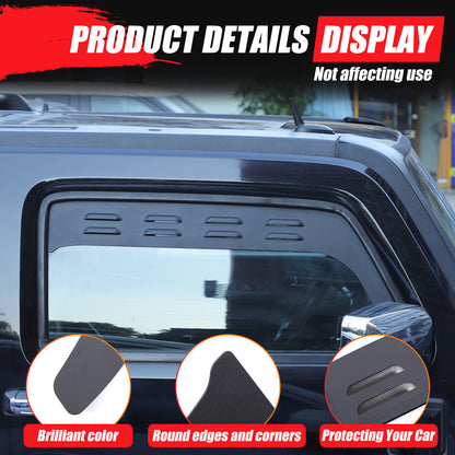 Alloy Front Door Window Louver Air Vent Panel Trim Cover For Hummer H3 05-09 US 8