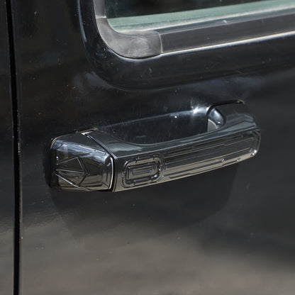 Mecha Glossy Piano Black Exterior Door Handle Cover for Hummer H3 2005-09 17