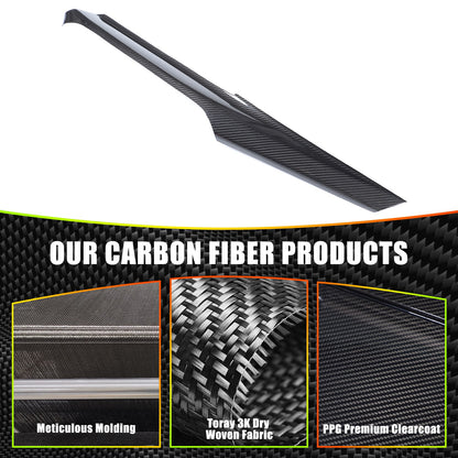 Real Carbon Fiber Center Console Trim For BMW 3 4 G20 G22 330i 430i 2025+ 8