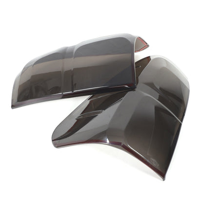 Smoked Black Rear Tail Light Guard Cover Trim Bezel For Toyota Hilux 2015-2019 7