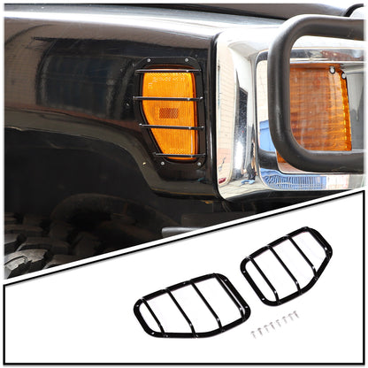 Carbon Steel Side Turn Signal Light Cover Trim Frame for Hummer H3 05-09 US 11