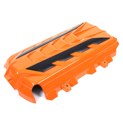 Orange Engine Bay Panel Cover Trim in Edge Black For Corvette Coupe C8 2020-2026 7
