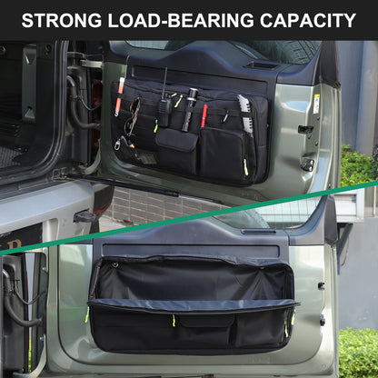 Rear Door Tailgate Trunk Storage Bag Cargo Tool For LR Defender L663 2020-24 10