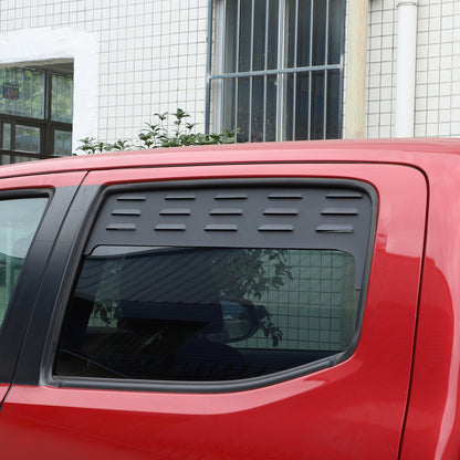 Black Aluminium Alloy Door Window Air Vents Screens For Toyota Tacoma 16-23 10