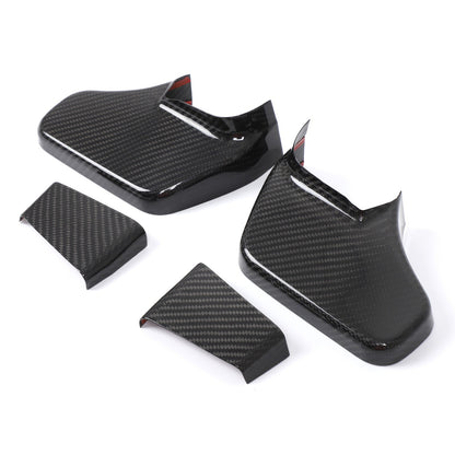 Real Carbon Fiber Rearview Mirror Base Cover Trim For Benz G-Class W465 2025 US 8
