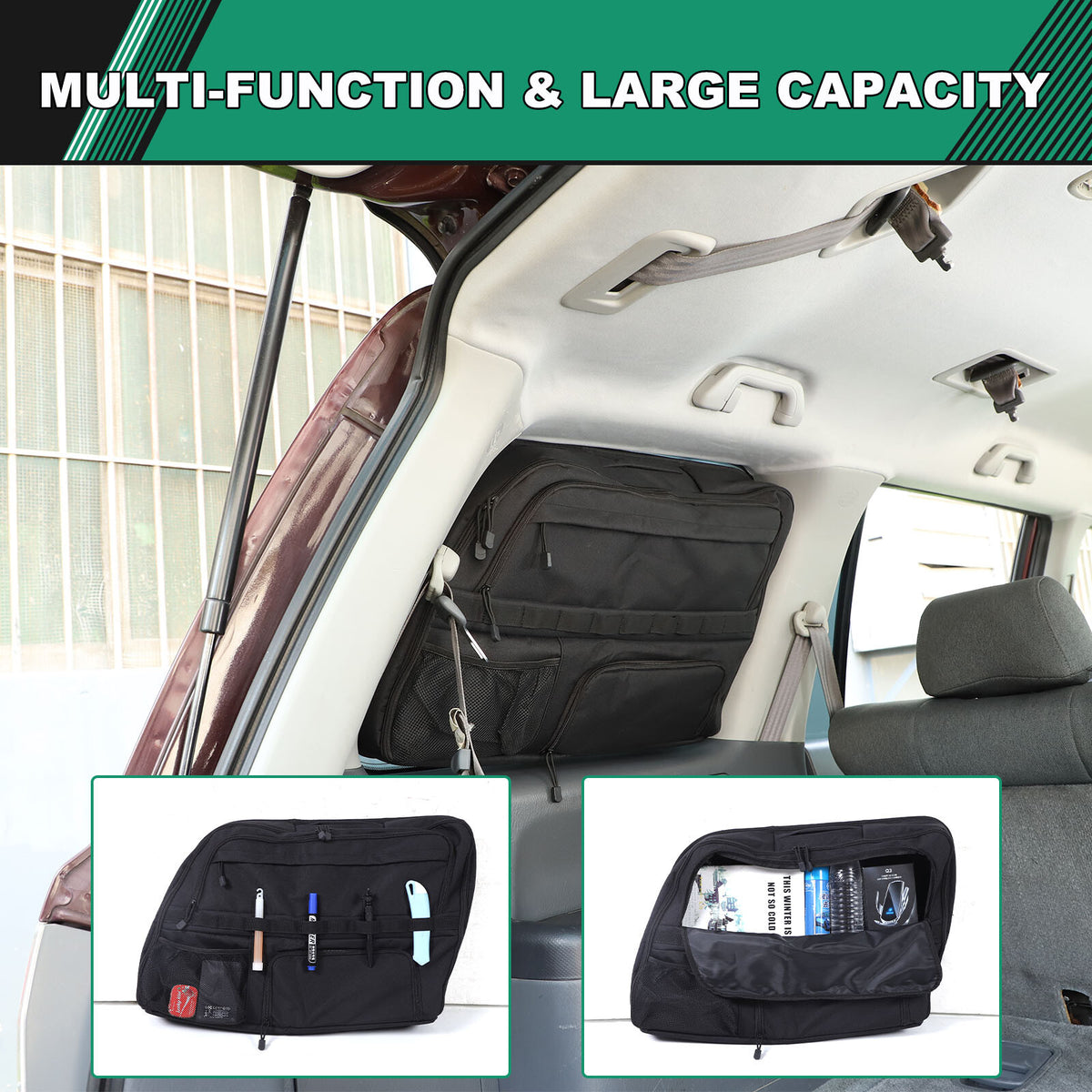 Car Trunk Left Side Window Storage Bag Tool Bag For Honda Pilot 2003-2008 US 8