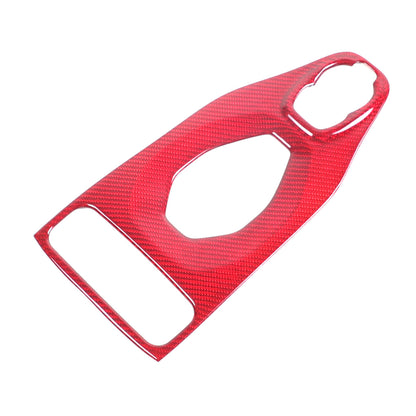 Red Real Carbon Fiber Center Gear Trim Cover For Lotus EMIRA V6 AT 2021-2025 18